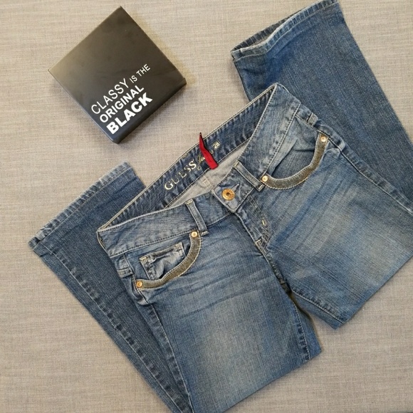 👄👄🔥🔥GUESS DareDevil Boot Cut SZ 28 - Picture 1 of 3
